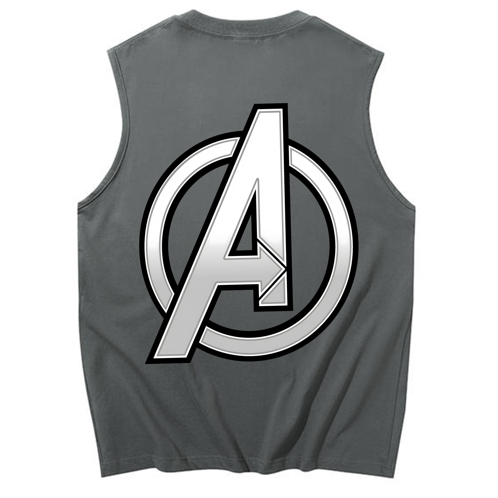 （画像用） アベンジャーズ The Avengers コットン100％タンクトップ（背面プリント）